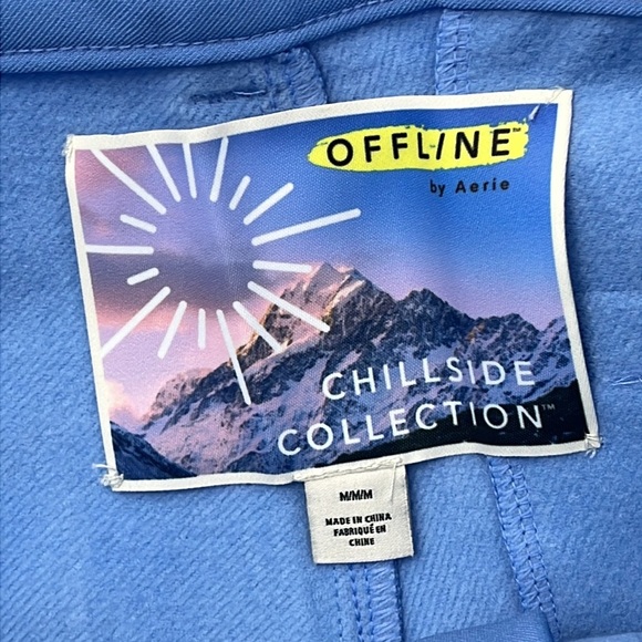 NEW Offline by Aerie M Snow Pants Blue Chillside Collection - Picture 9 of 14